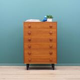Commode danoise en teck, années 1960