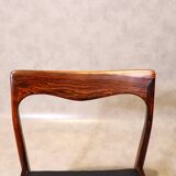 Set of 4 AWA rosewood dining chairs