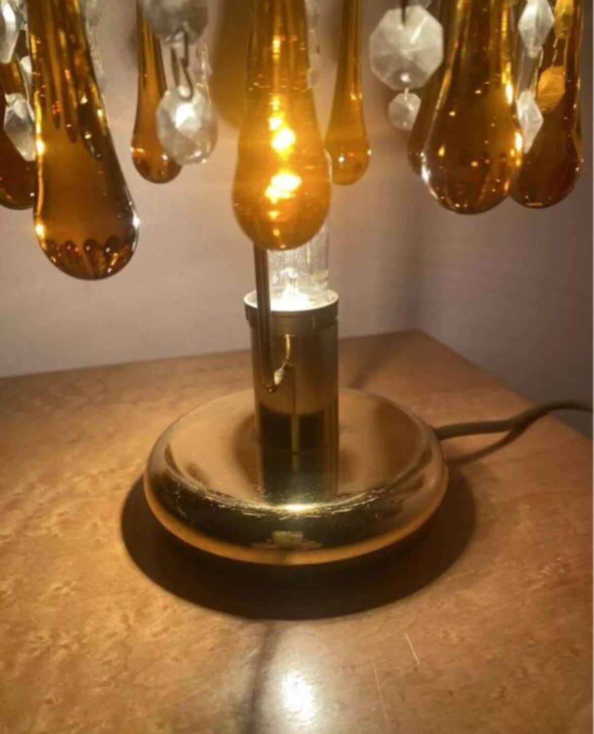 Small Italian lamp in the style of Venini