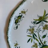 Large earthenware dish Digoin Sarreguemines