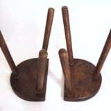 Pair of tripod stools