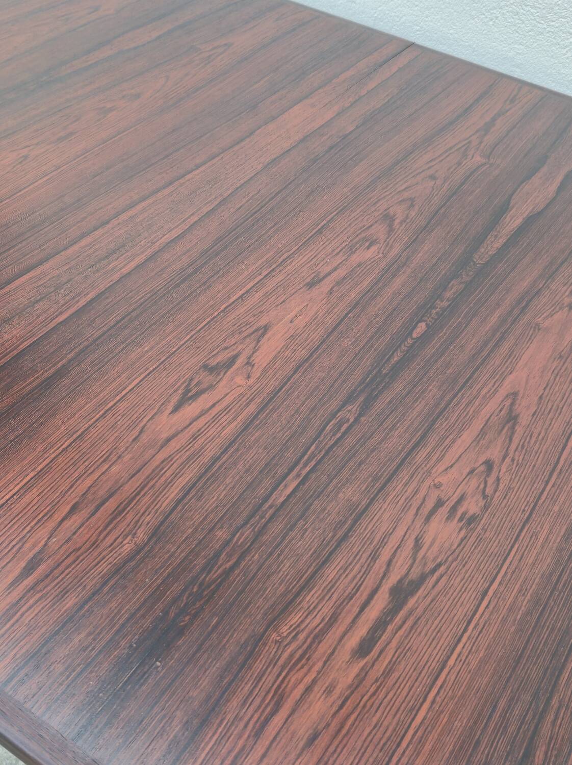 Scandinavian extendable table in Rio rosewood, 1960s