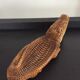 Empty vintage ceramic crocodile pocket