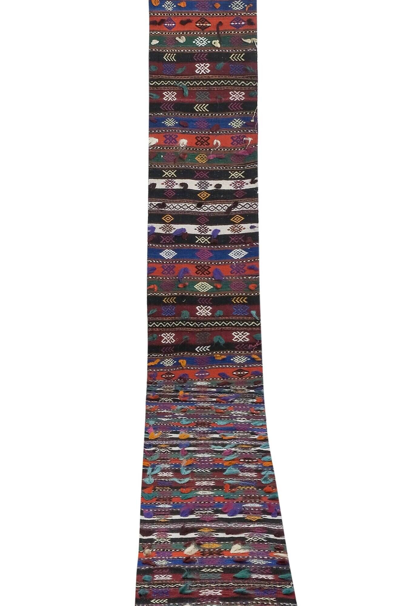Tapis de couloir turc vintage