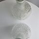 Lot of two glass bottles