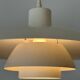 PH 4/3 white suspension by Poul Henningsen for Louis Poulsen, Denmark