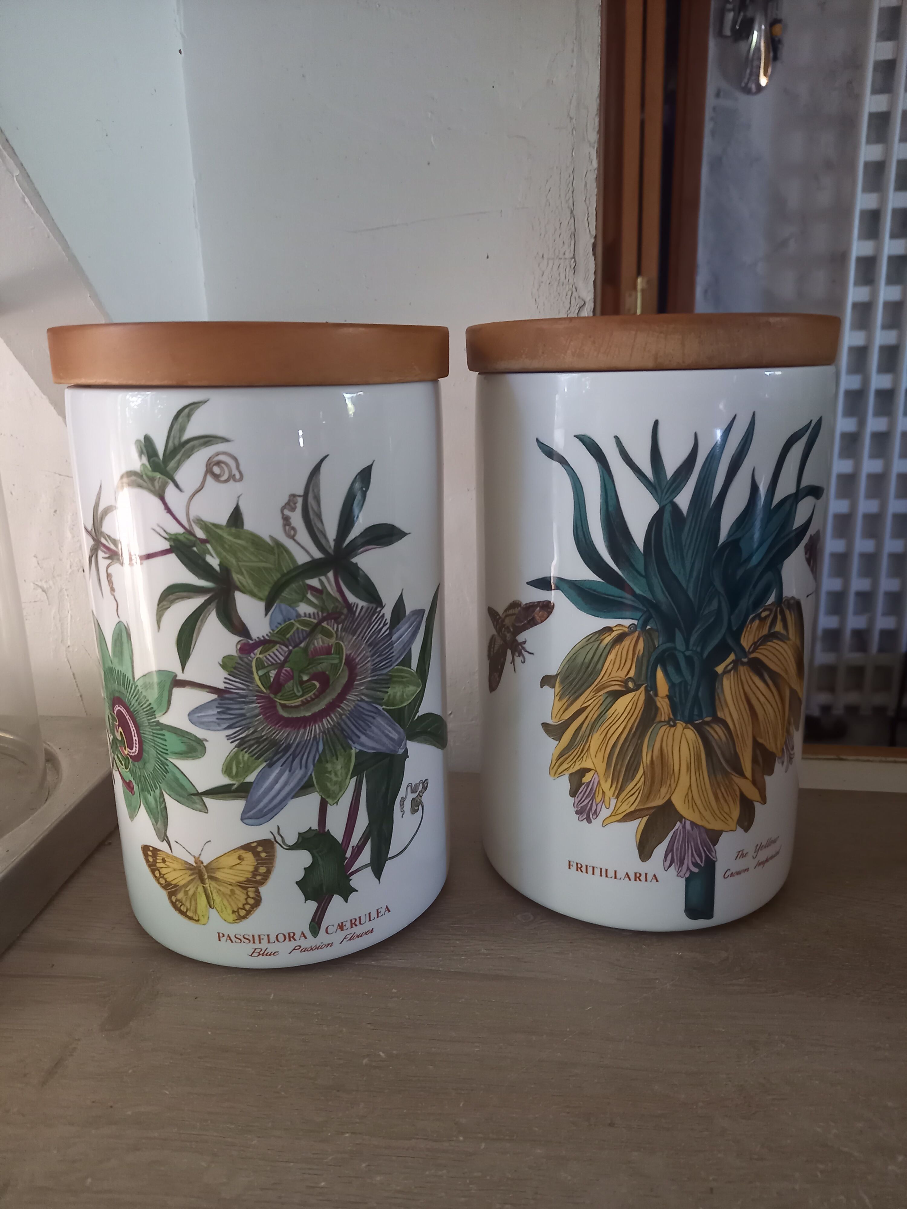 Pair of pots Portmeirion vintage English earthenware