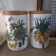 Pair of pots Portmeirion vintage English earthenware