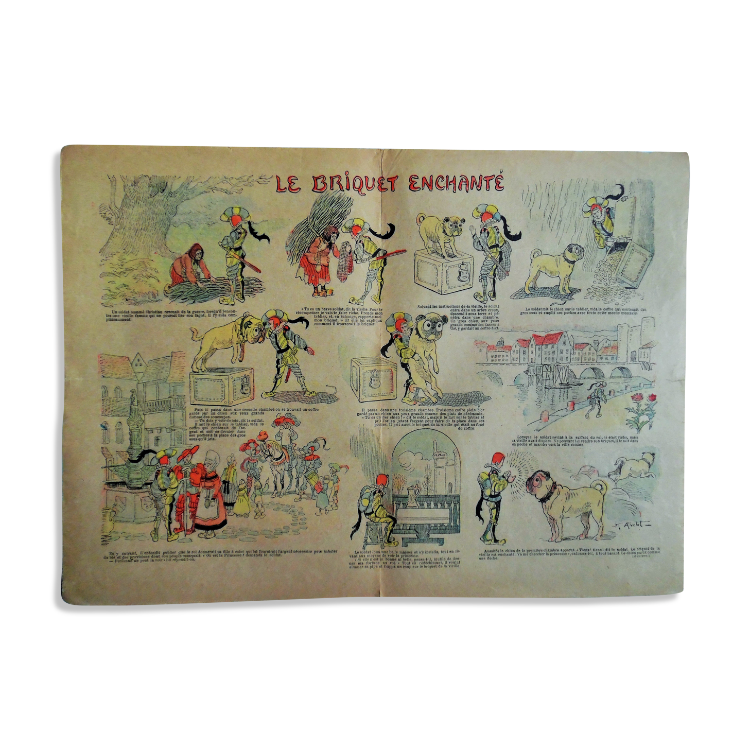 Poster “the enchanted lighter” 1905
