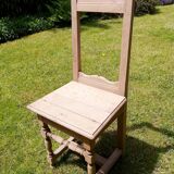 Chaise en chêne pièce unique