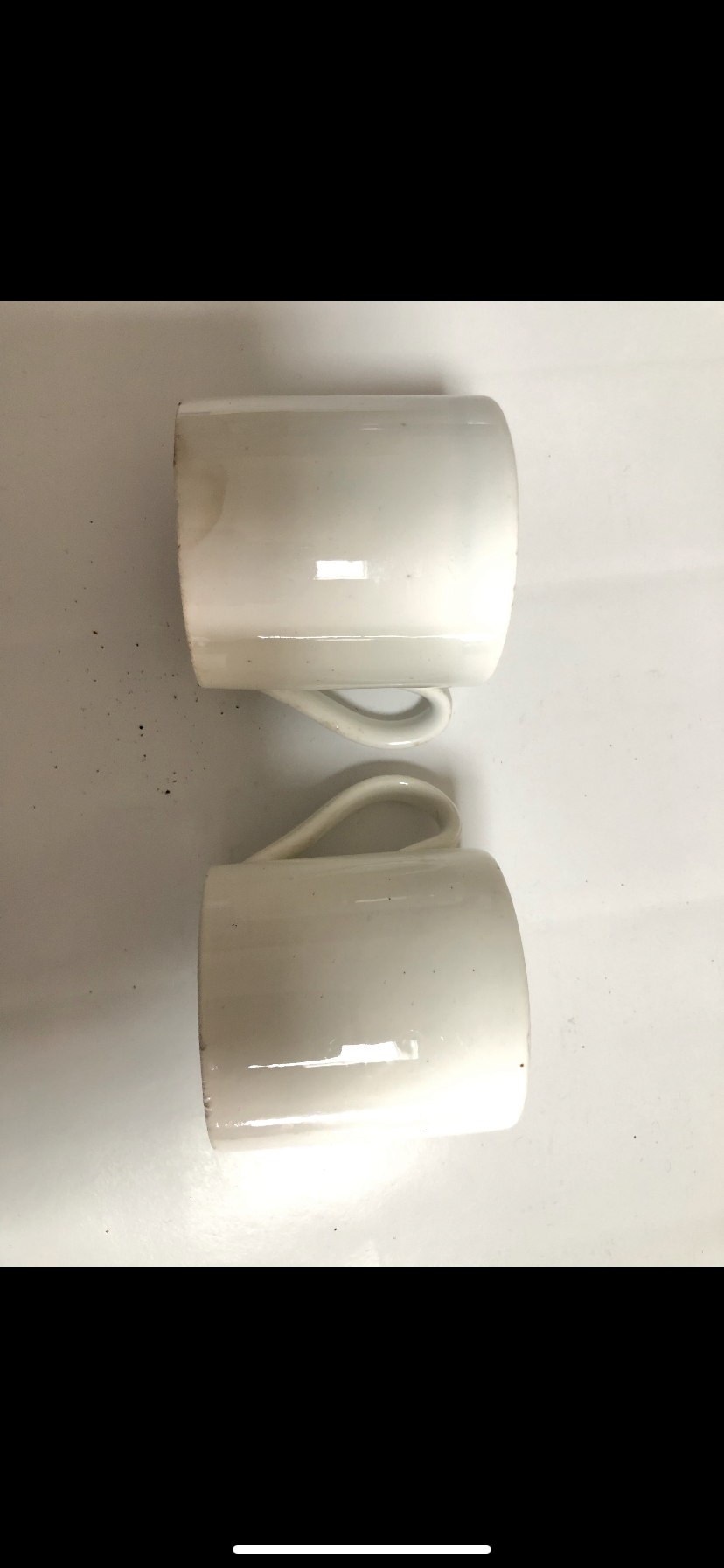 2 cups Jules Vieillard Bordeaux earthenware