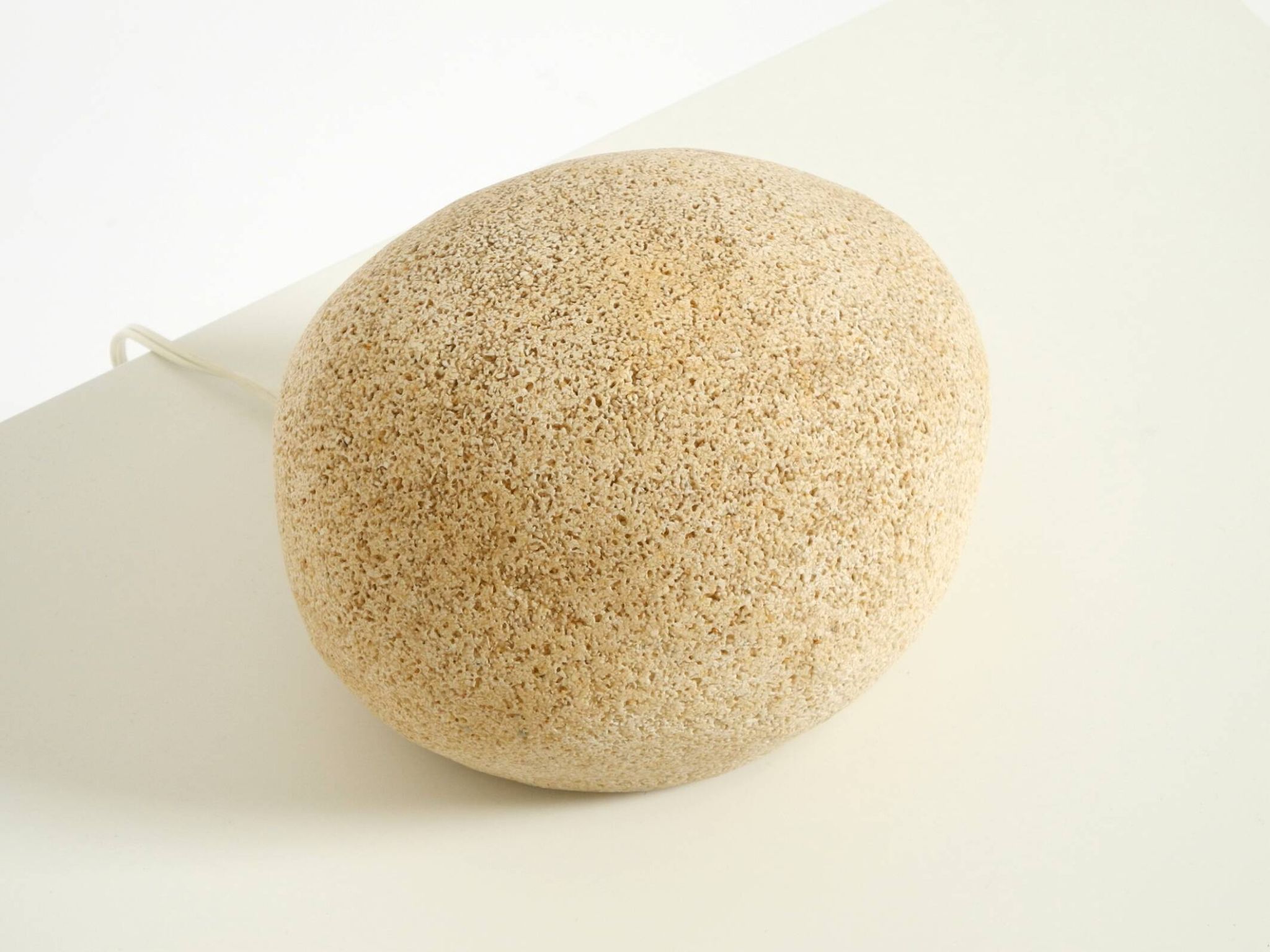 Original 1970s moon rock table lamp by André Cazenave for Tecta