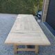 Table de ferme 3m20 chêne massif 2 rallonges