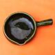 Fire pan / Fondue pot Enamelled terracotta