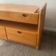 Danish TV cabinet in solid beech from the 70s-80s