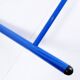 Blue Lacquered Tubular Metal Rocking Chair - 1970s