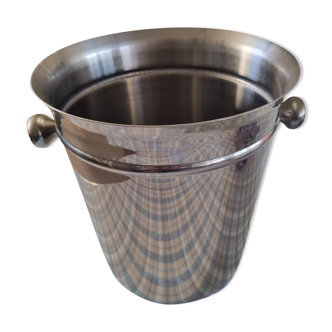 Champagne bucket Couzon, stainless steel 18/10, France