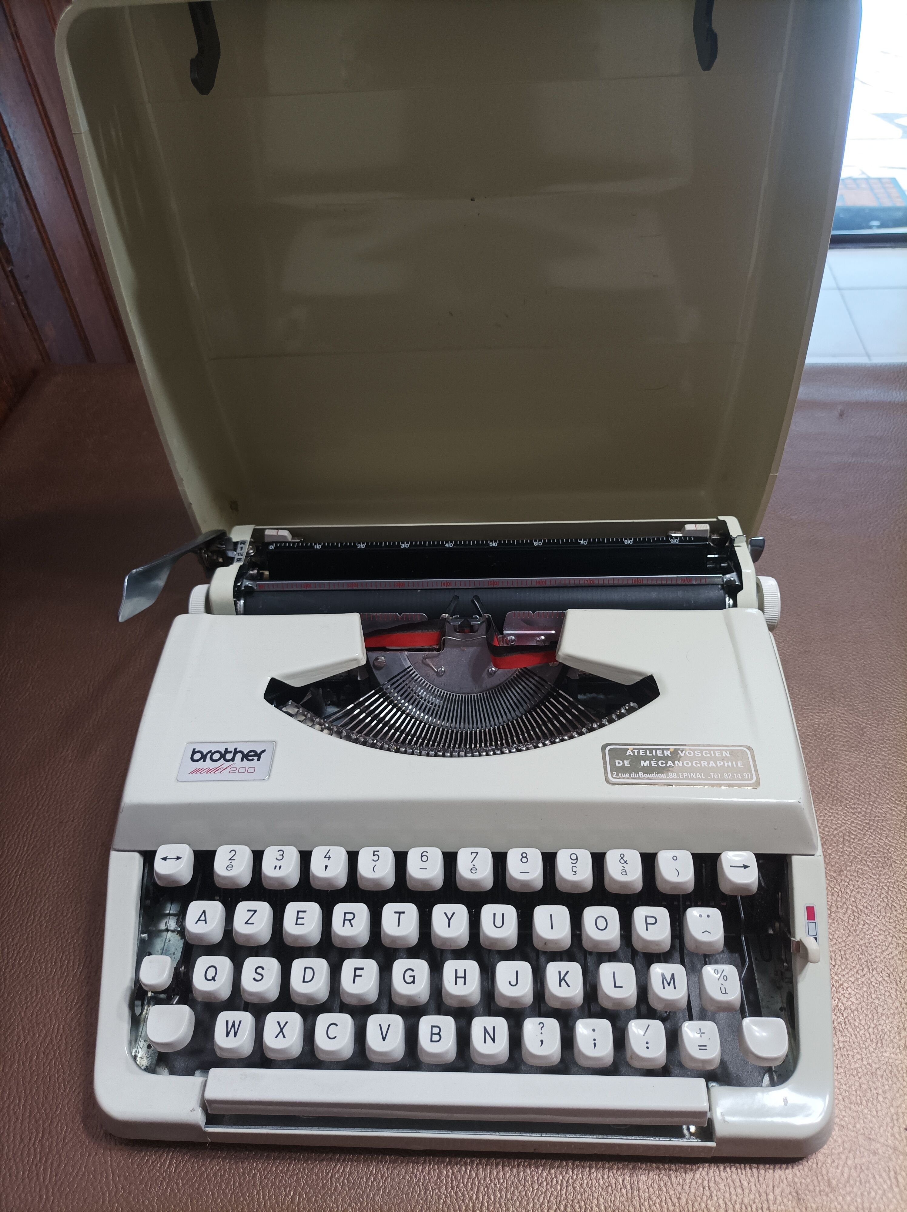 Typewriter Brother model 200 Beige Ribbon NEW