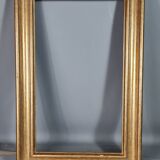 Gilded wooden frame with sheet 56x37 cm, foliage 46.6x27.6 cm beautiful occasion SB