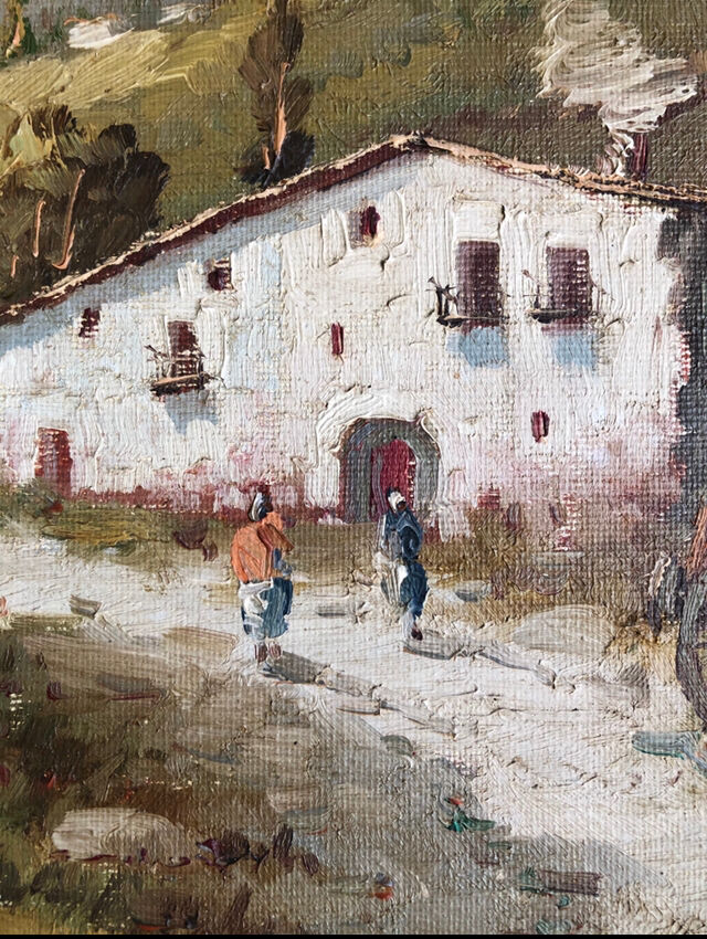 Oil painting, Basque Country