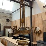 Large chandelier early twentieth in bronze