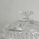 Antique glass fruit bowl