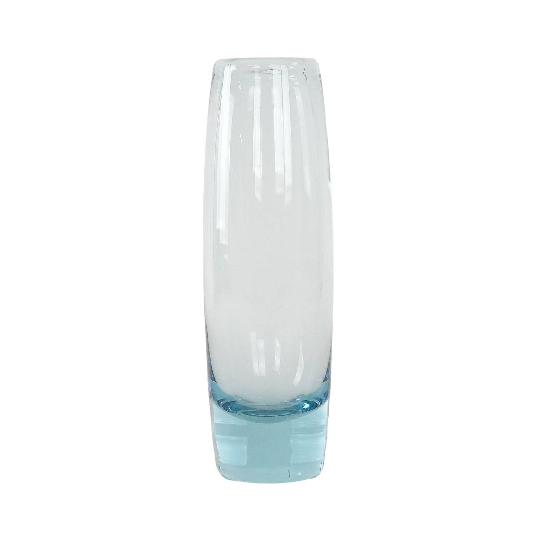 Glass vase, Danish design, 1950s, manufacturer: Holmegaard, designer: Per L