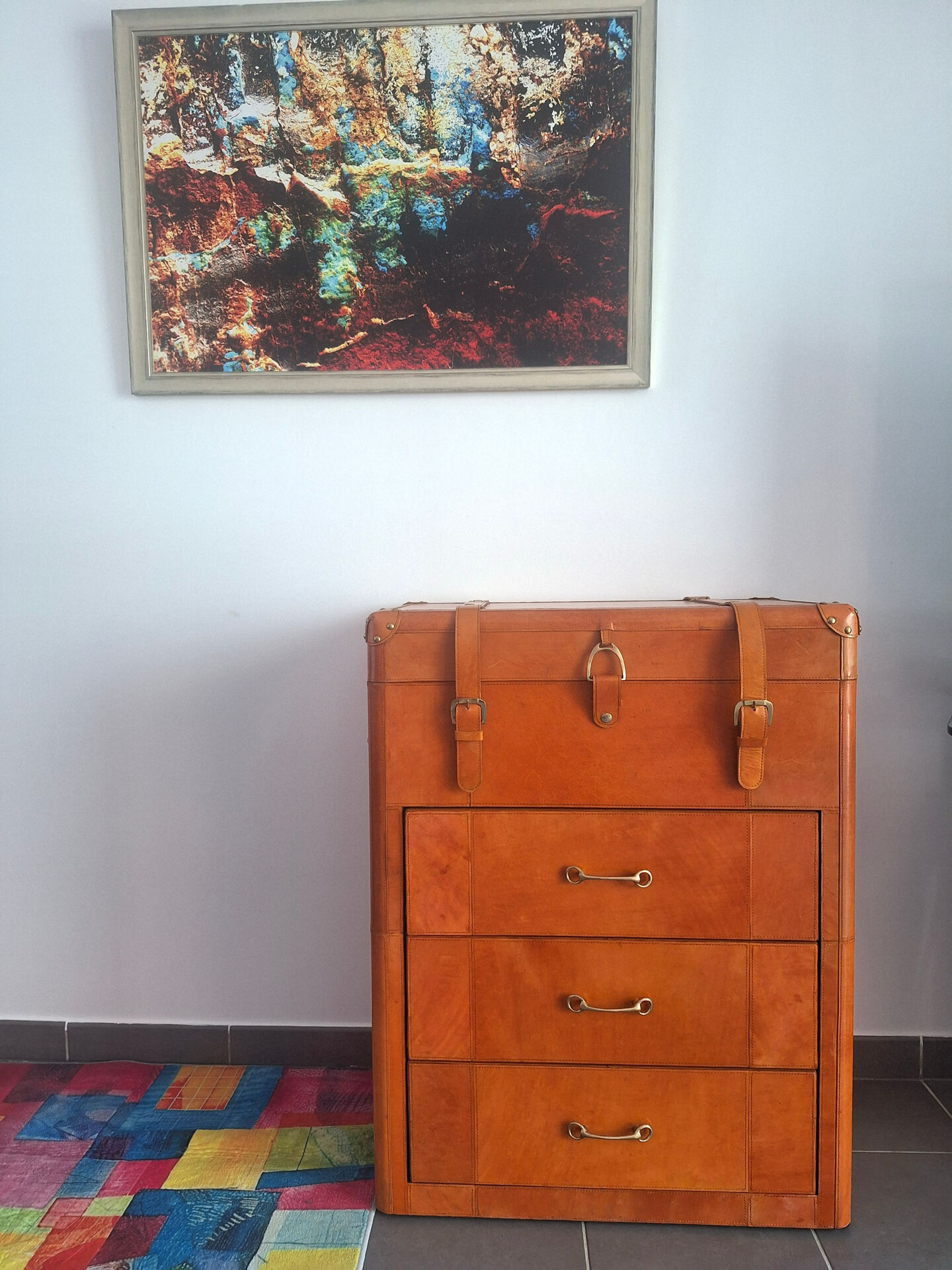 Leather commode / buffet by Hermès