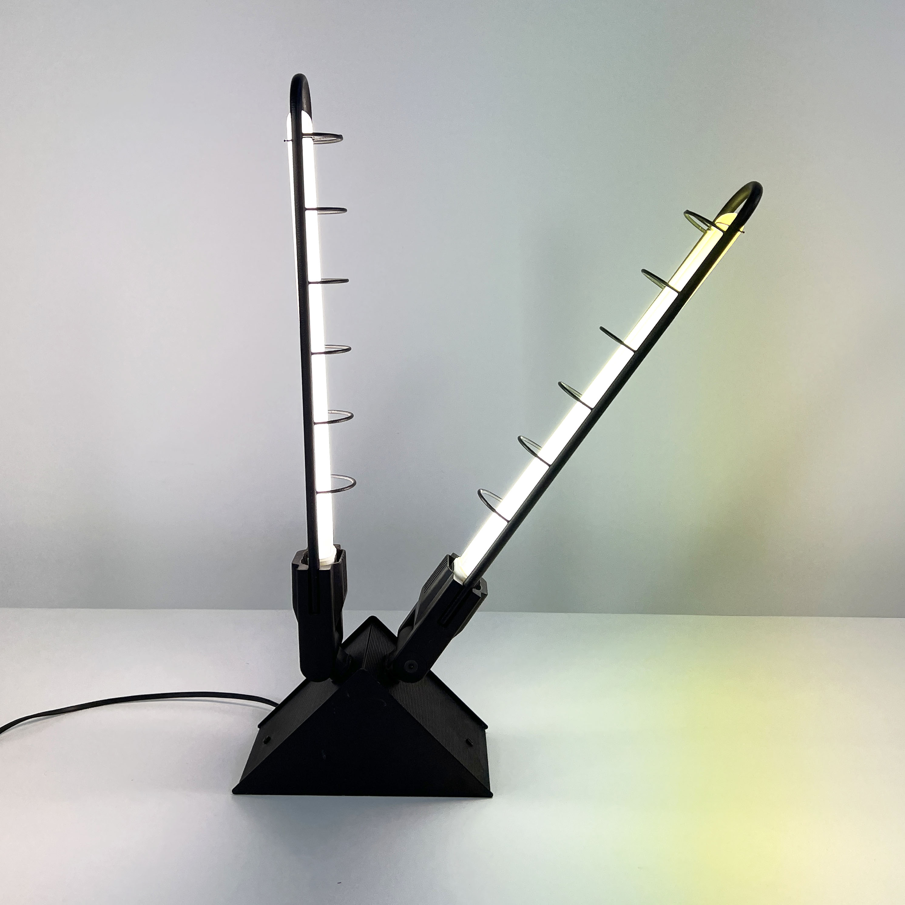 Table or wall lamp neon adjustable 1980