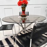 Smoked glass table