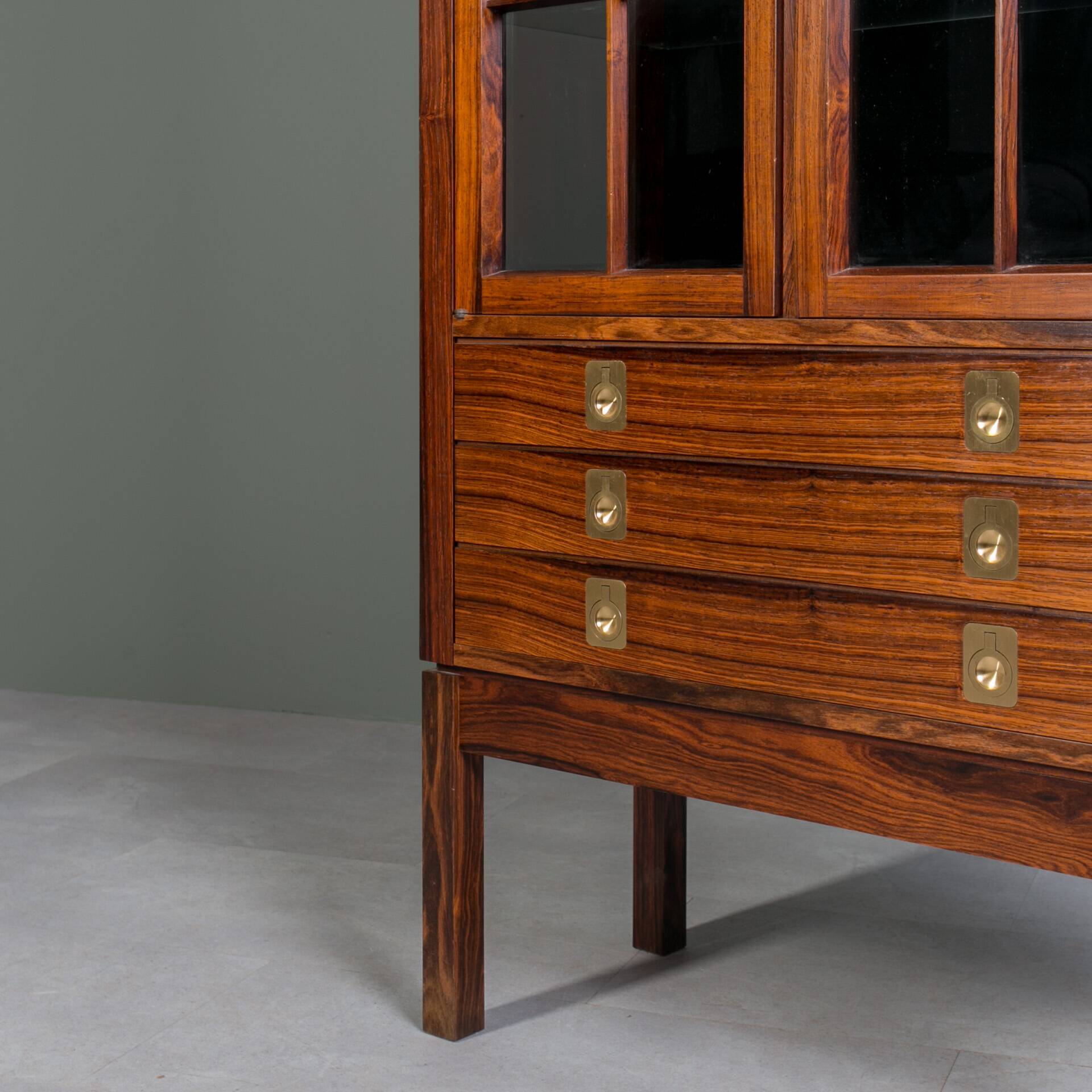 Vintage Vitrine or Display Cabinet by BRUKSBO, Norway, 1960s