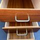 Bureau vintage en formica bois et métal