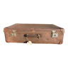Vieille valise brune vraie vulkanfibre 75 cm