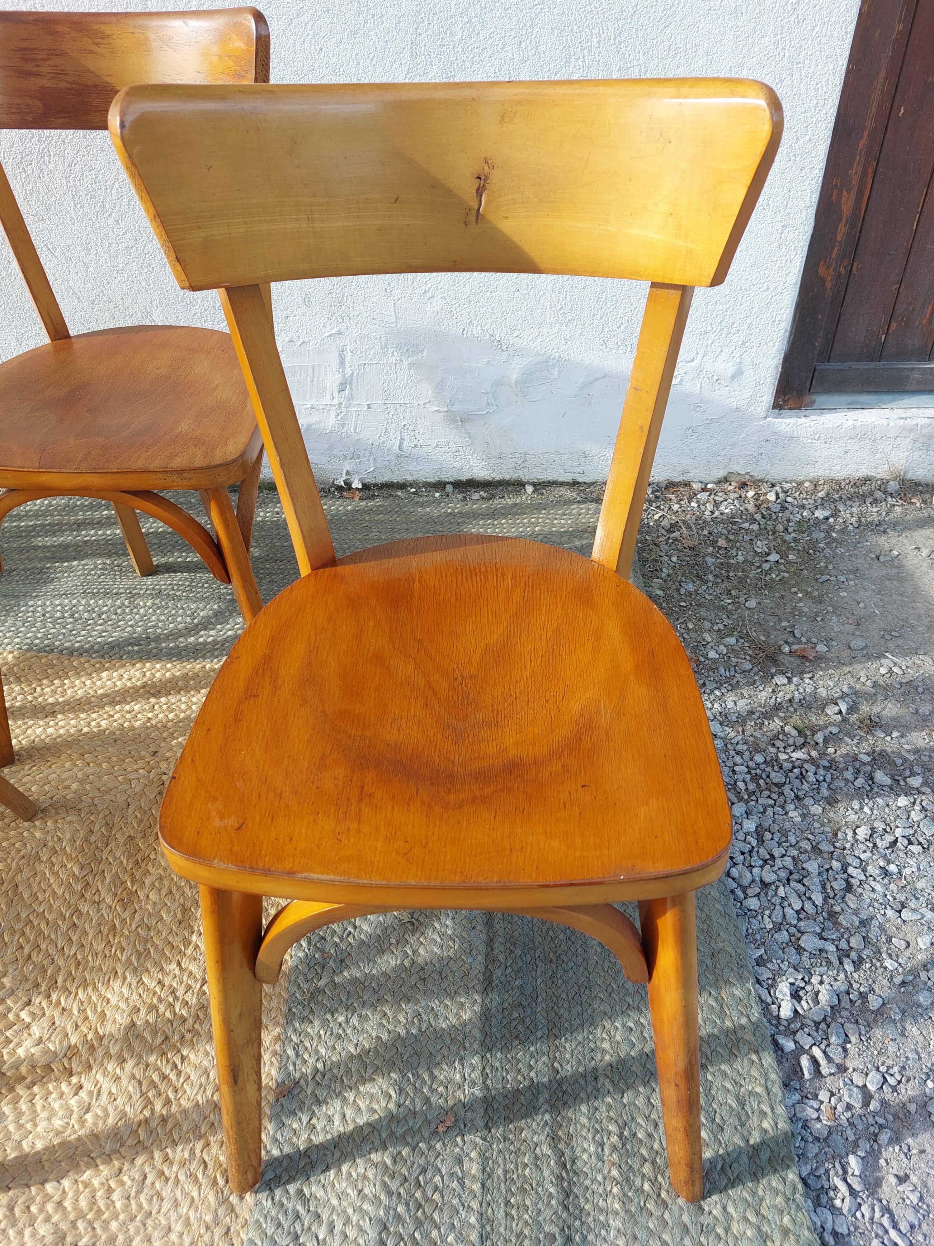 6 chaises bistrot Luterma, vintage