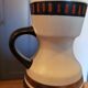 Vintage Dumler and Breiden vase with leaf pattern