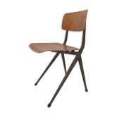 Spin Chair 102 Ynske Kooistra chair for Marko Holland, Netherlands 60s brown frame