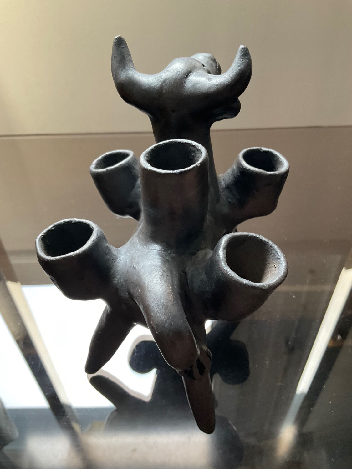 Vintage ceramic candle holder