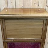 Mahogany and oak desk display cabinet from the MD brand, manufactured in the 1960s - removable