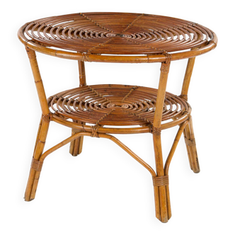 Bamboo table, Italy circa 1960