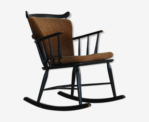 Rocking-chair en bois par Farstrup