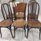 Suite de 6 chaises de Bistrot Baumann et Fischel années 1920