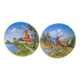 Majolika vintage plates 1960