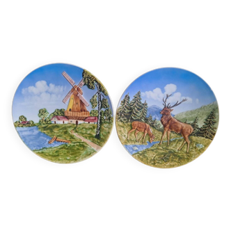 Majolika vintage plates 1960