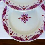 4 flat plates from Moulin des Loups and Hamage, Madeleine model 2106197