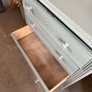 Commode de style Art Déco verte (rénovée)