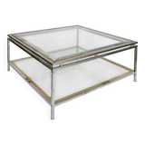 1970s square coffee table