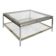 1970s square coffee table