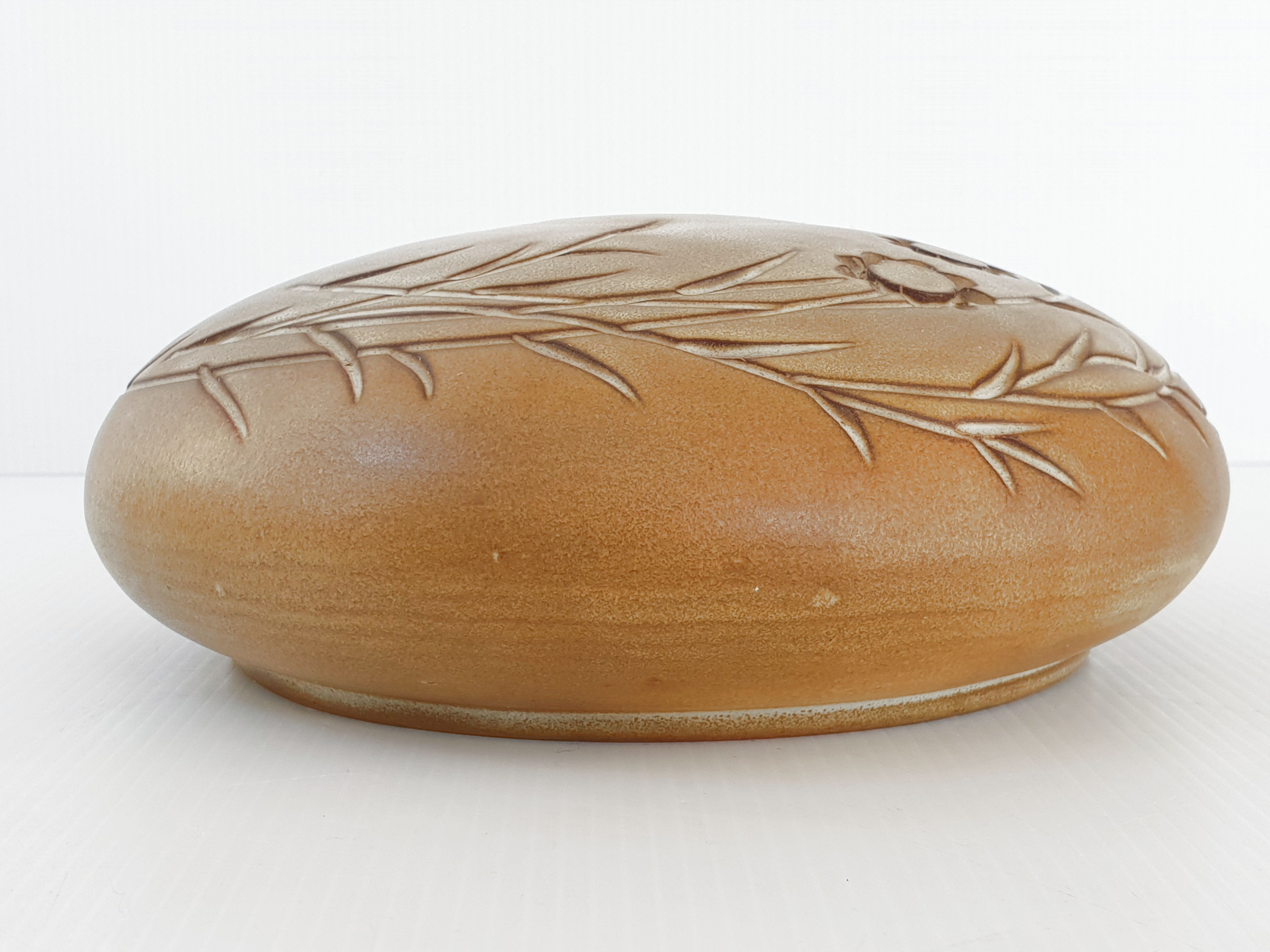 Vase en grès de Henriette Bessone vintage