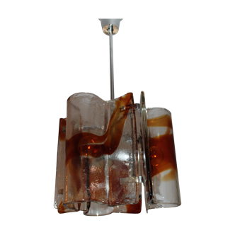 Hanging lamp by Carlo Nason for Murano glass Mazzega