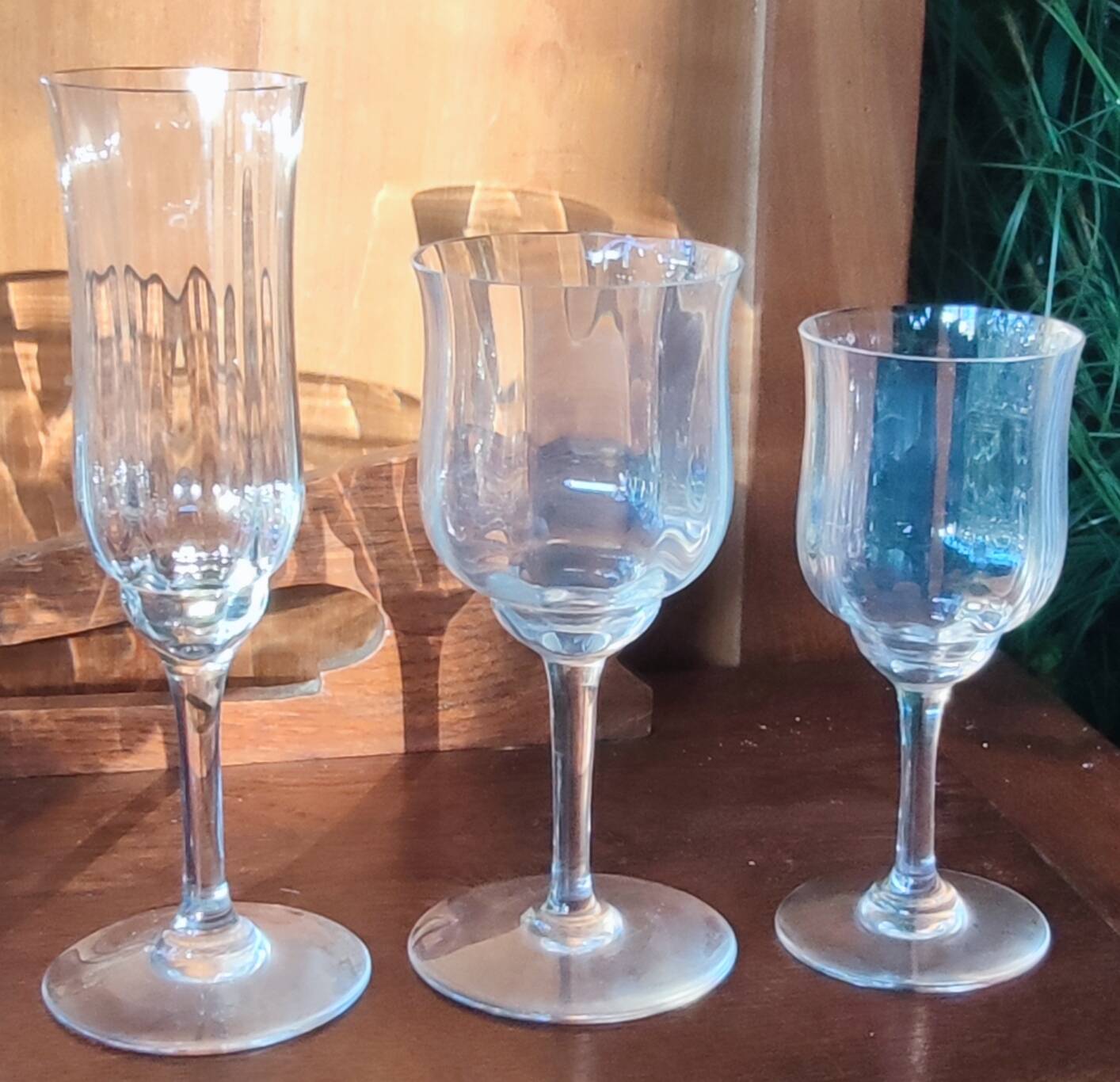 Glassware set, ice bucket, carafe, Baccarat crystal Capri model 20 pieces